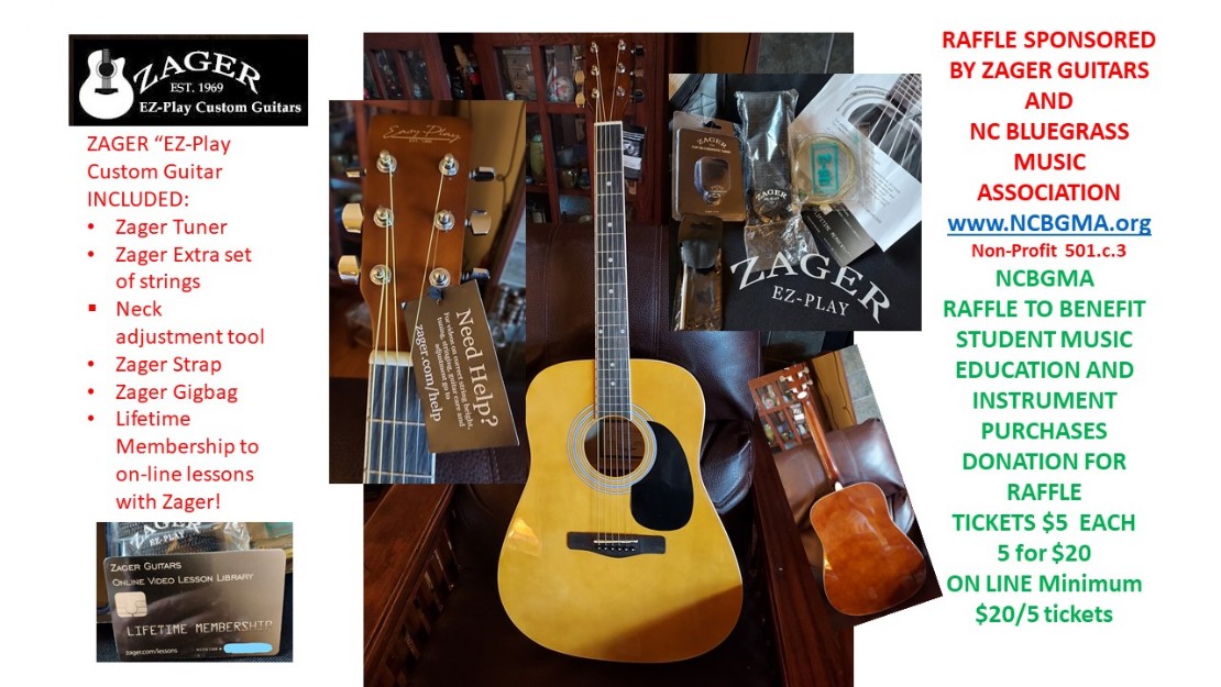 Zager Guitar Raffle